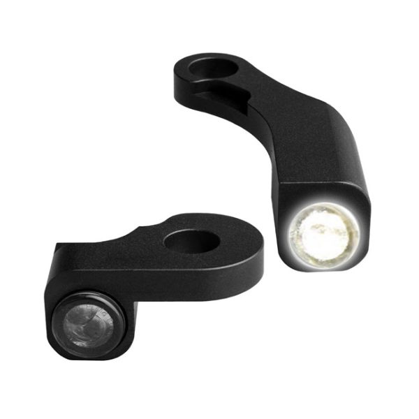 HeinzBikes, Nano below bar turn signals.  Black