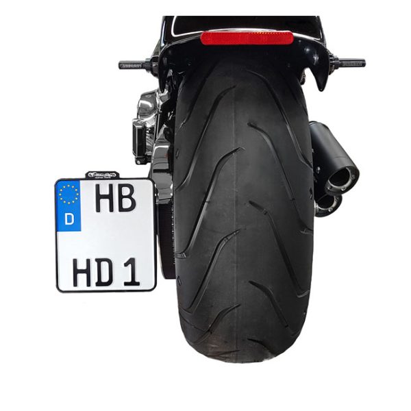 *4 DAYS EXTRA TRANSIT TIME* HeinzBikes, side mount licenese plate bracket. Black