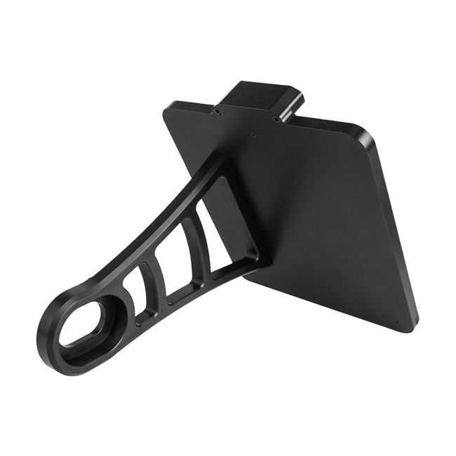 HeinzBikes, side mount license plate bracket. Black