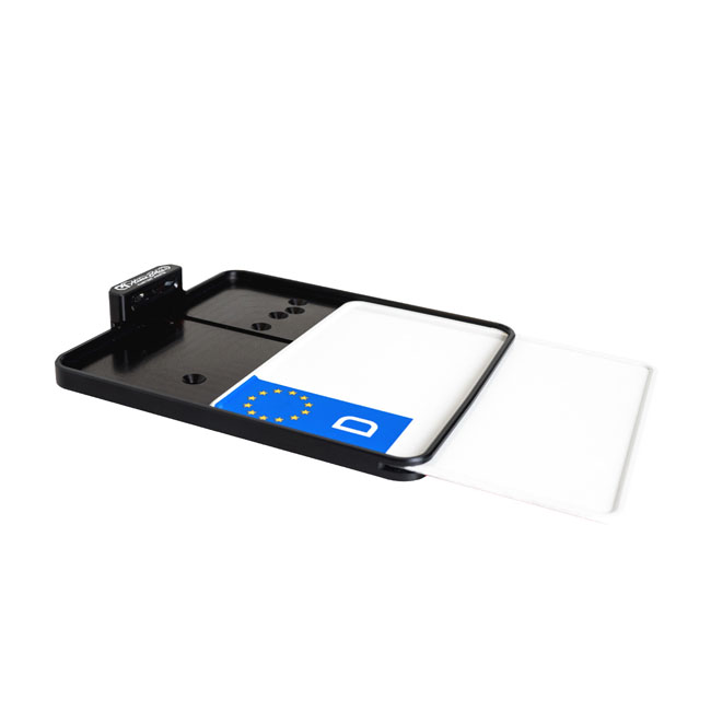 *4 DAYS EXTRA TRANSIT TIME* HeinzBikes, side mount license plate bracket. Black