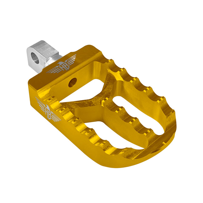 HeinzBikes, MX driver footpegs V2. Gold