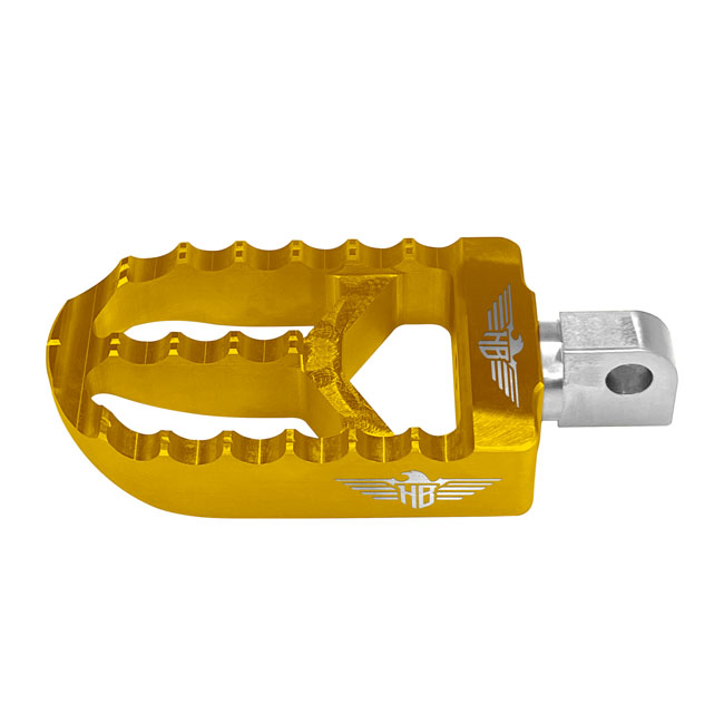 HeinzBikes, MX driver footpegs V2. Gold