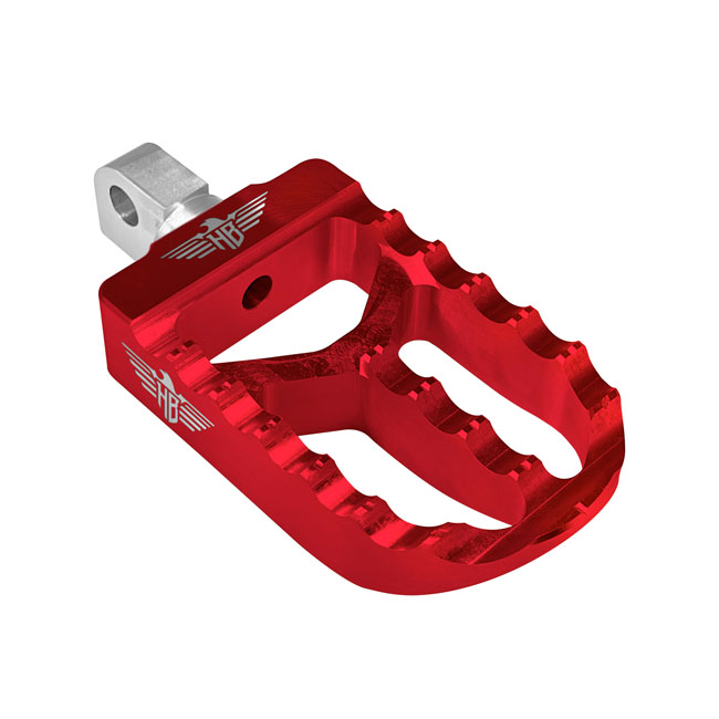 *4 DAYS EXTRA TRANSIT TIME* HeinzBikes, MX driver footpegs V2. Red