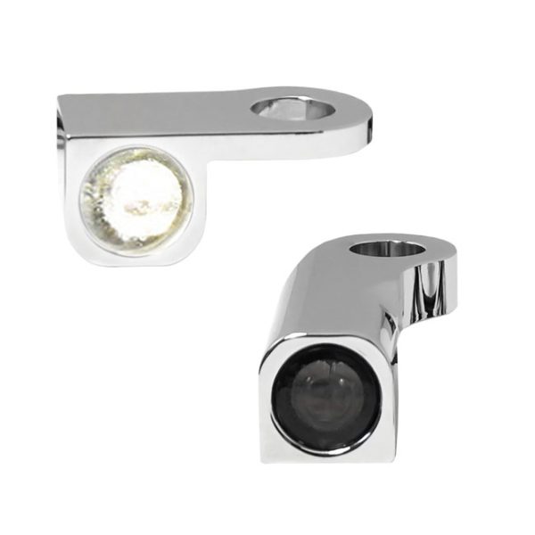 *4 DAYS EXTRA TRANSIT TIME* HeinzBikes, Nano below bar turn signals. Chrome