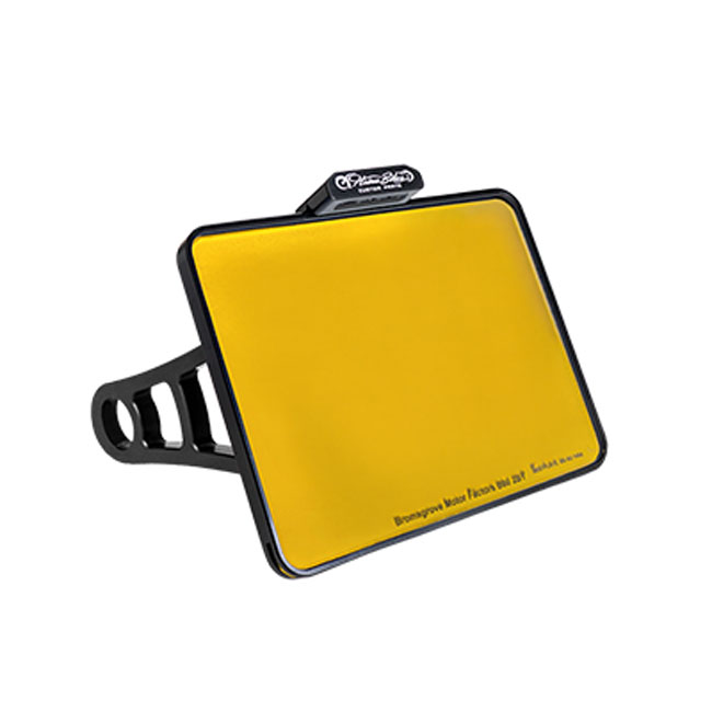 *4 DAYS EXTRA TRANSIT TIME* HeinzBikes, side mount license plate bracket. Black