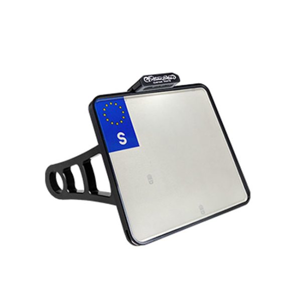 *4 DAYS EXTRA TRANSIT TIME* HeinzBikes, side mount licenese plate bracket. Black