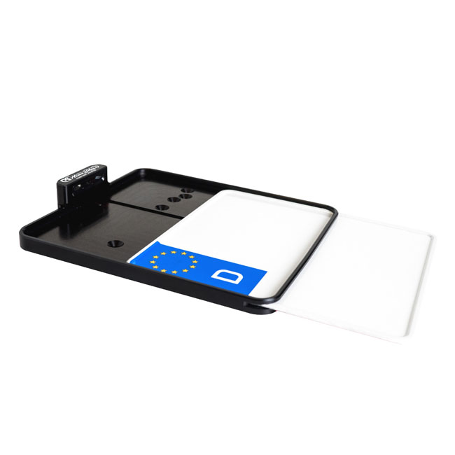 *4 DAYS EXTRA TRANSIT TIME* HeinzBikes, side mount licenese plate bracket. Black