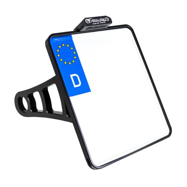 *4 DAYS EXTRA TRANSIT TIME* HeinzBikes, side mount licenese plate bracket. Black