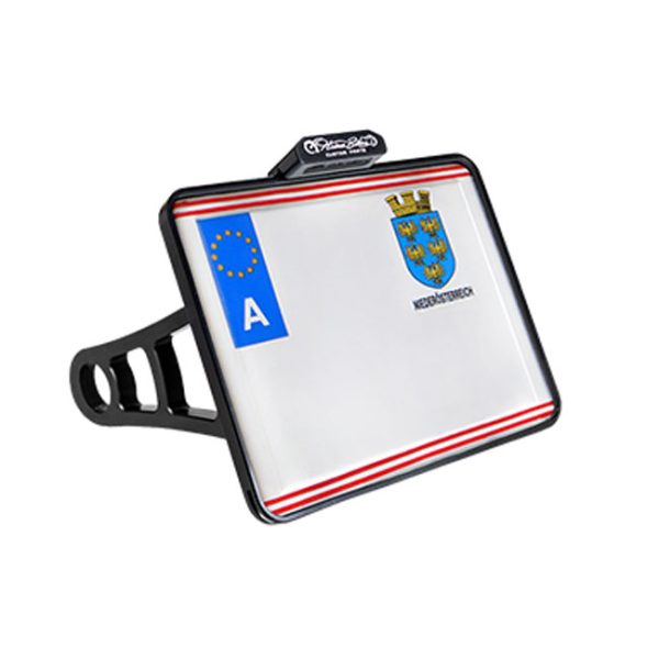 *4 DAYS EXTRA TRANSIT TIME* HeinzBikes, side mount license plate bracket. Black