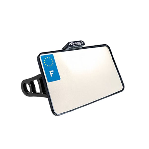 HeinzBikes, side mount license plate bracket. Black