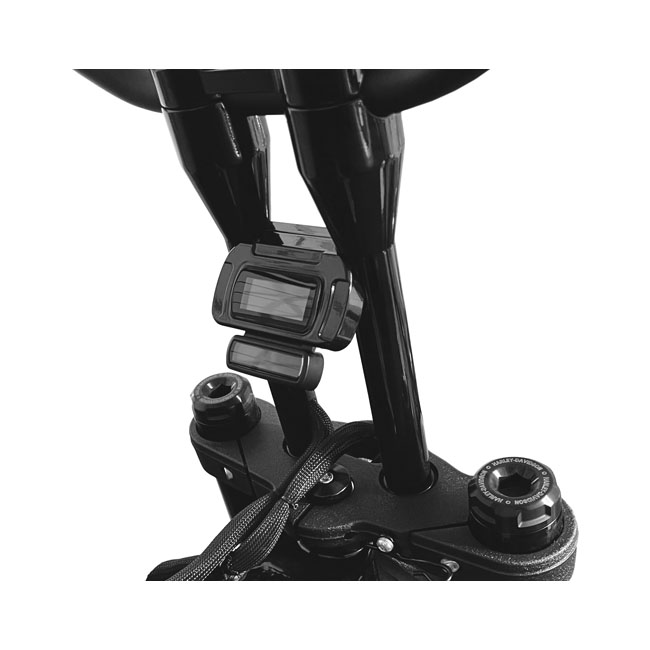 *4 DAYS EXTRA TRANSIT TIME* HeinzBikes, 'square' style digital gauge mount. Black