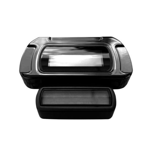 *4 DAYS EXTRA TRANSIT TIME* HeinzBikes, 'square' style digital gauge mount. Black