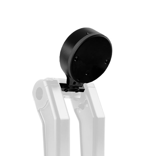 *4 DAYS EXTRA TRANSIT TIME* HeinzBikes, round 4" gauge mount. Black