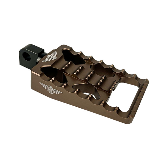 *4 DAYS EXTRA TRANSIT TIME* HeinzBikes, MX driver footpegs V1. Bronze