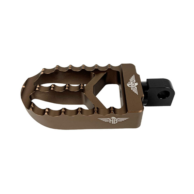 *4 DAYS EXTRA TRANSIT TIME* HeinzBikes, MX driver footpegs V2. Bronze