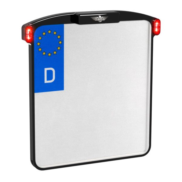 HeinzBikes, All-In-One Micro license plate holder. Black