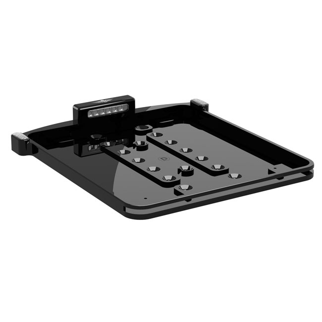 HeinzBikes, All-In-One Micro license plate holder. Black