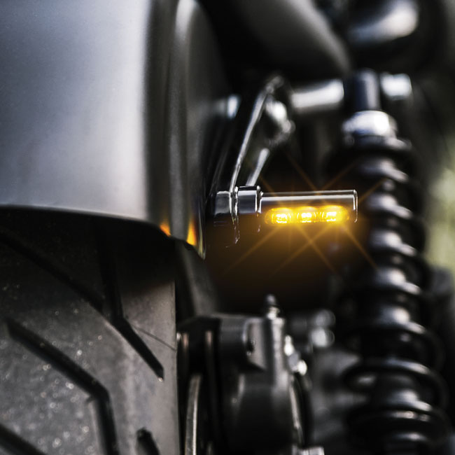 HeinzBikes, Winglets LED turn signal set. Gloss black
