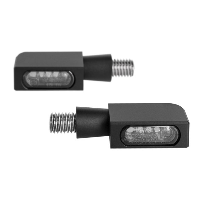 HeinzBikes, Blokk Line micro LED turn signals. Black