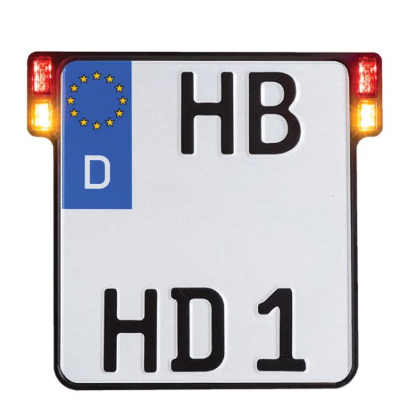 HeinzBikes, All-In license plate bracket with taillight