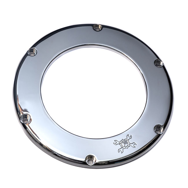 Feuling, Clear BA Air Cleaner Cover, Chrome Finish