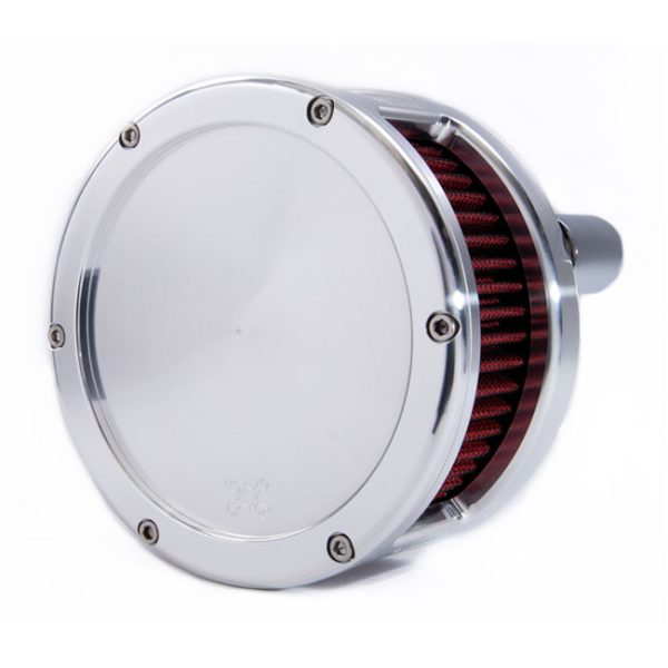 Feuling, BA Air Cleaner Kit, Raw Finish, Red Filter