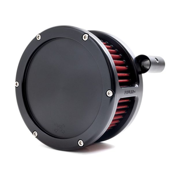 Feuling, BA Air Cleaner Kit, Black Finish, Red Filter