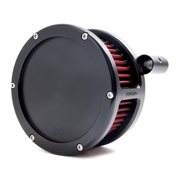 Feuling, BA Air Cleaner Kit, Black Finish, Red Filter