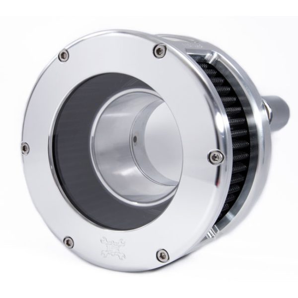 Feuling, BA Air Cleaner Kit, Raw Finish, Black Filter