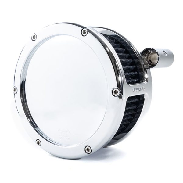 Feuling, BA Air Cleaner Kit, Chrome Finish, Black Filter