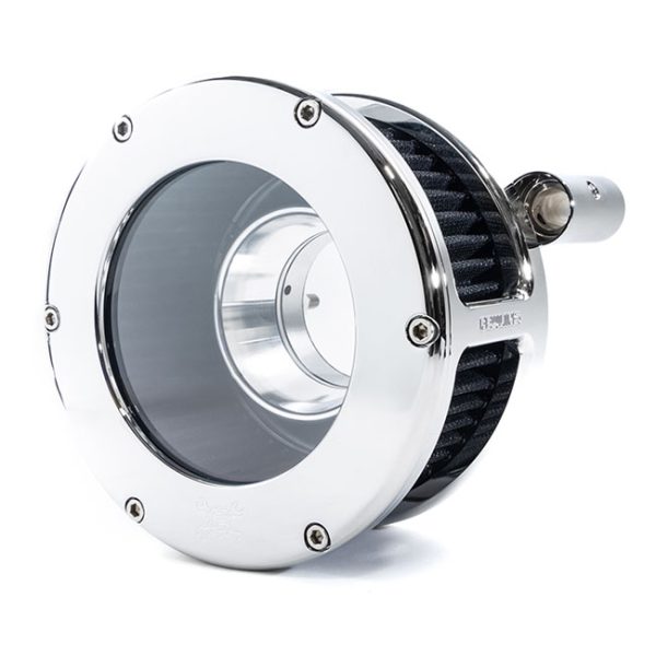Feuling, BA Air Cleaner Kit, Chrome Finish, Black Filter