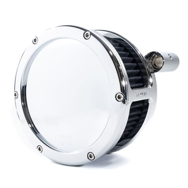 Feuling, BA Air Cleaner Kit, Chrome Finish, Black Filter