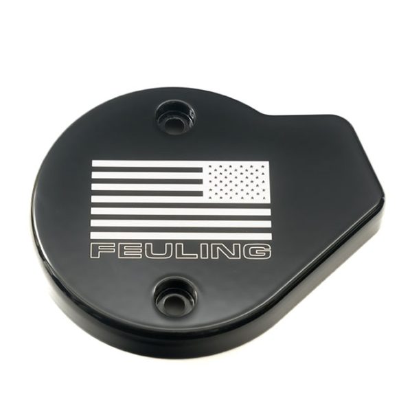 Feuling, Cam Cover - Flag Reverse Logo