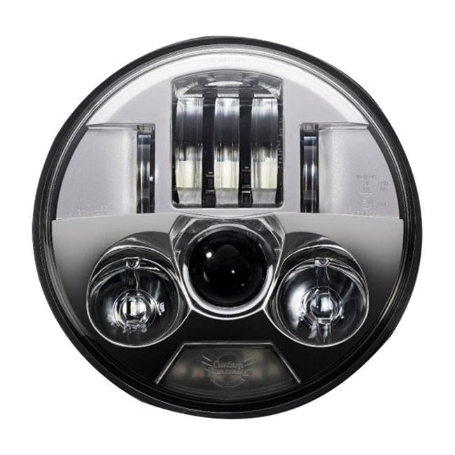 Custom Dynamics, ProBEAM  5.75" LED ECE  Headlamp. Silver