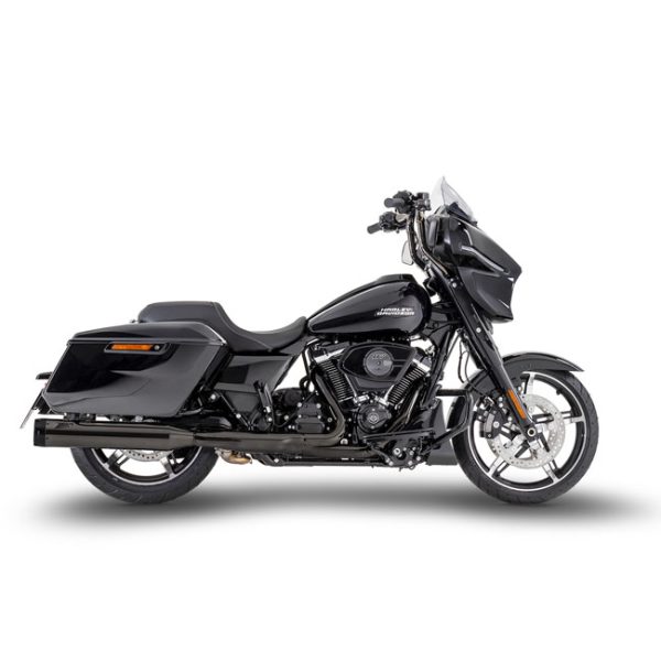 Zard, Racing Slip-Ons with Black Alu End Caps. Black Chrome