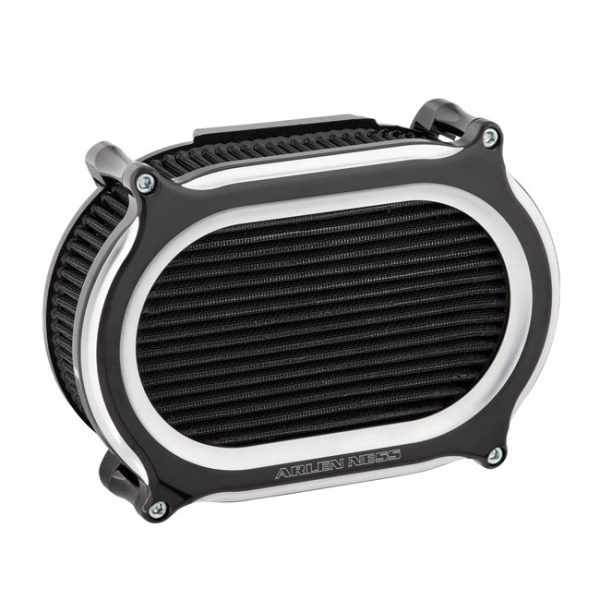 Arlen Ness, Stage II Oval Upgrade air cleaner kit. Black CC