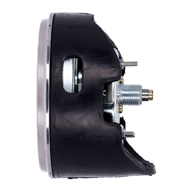 FL speedo/tachometer, '73-84 face', black. 2:1 kmh