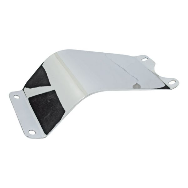Paughco, engine skid plate. Ribbed. Chrome