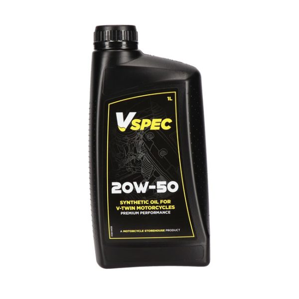Vspec, 20W50 Full Synthetic motor oil. 1 liter bottle.