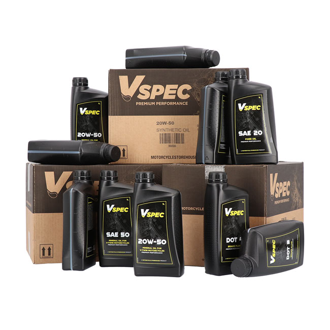 Vspec, primary chain case oil. 1 liter bottle