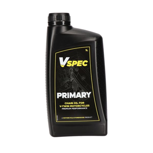Vspec, primary chain case oil. 1 liter bottle