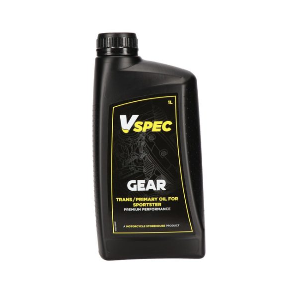 Vspec, XL Sportster primary/transmission oil. 1 liter bottle