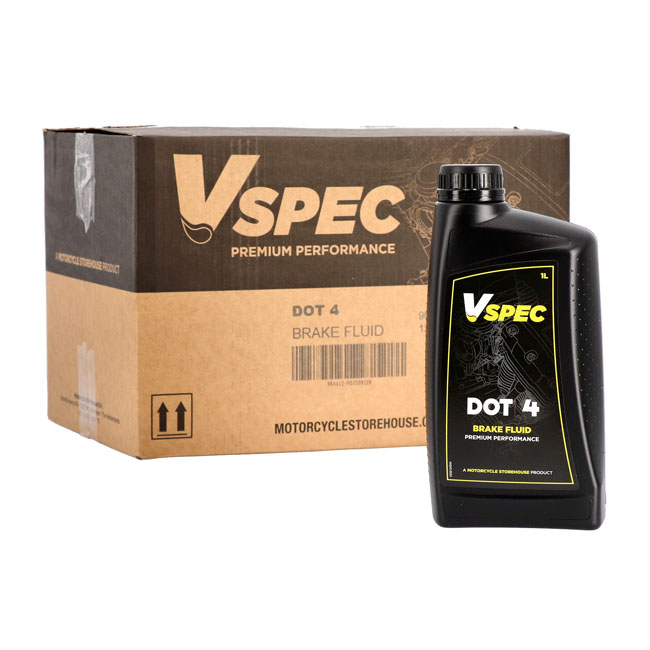 Vspec, brake fluid DOT 4. 1 liter.