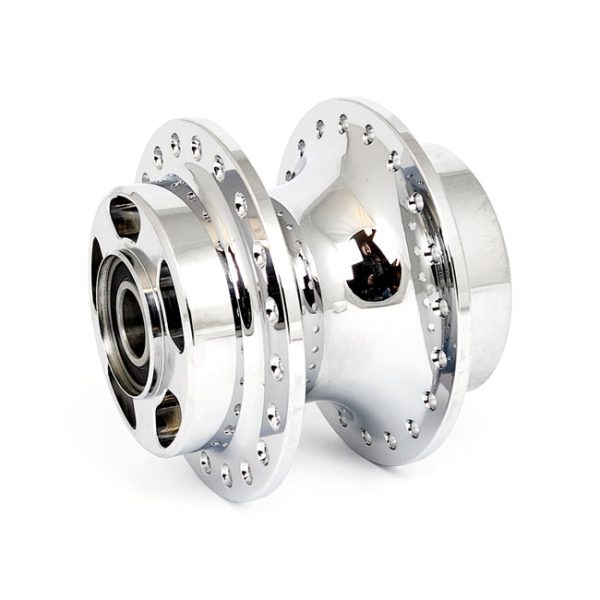 Front wheel hub, chrome