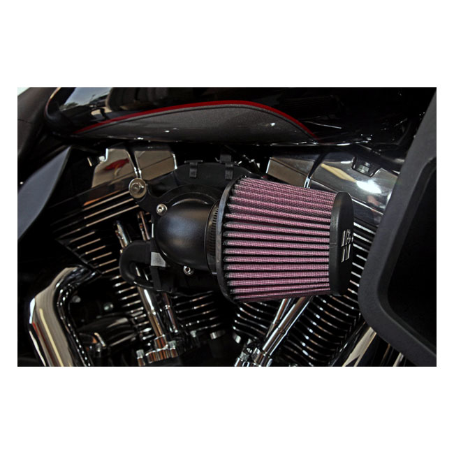 K&N, AirCharger performance air cleaner kit. Black
