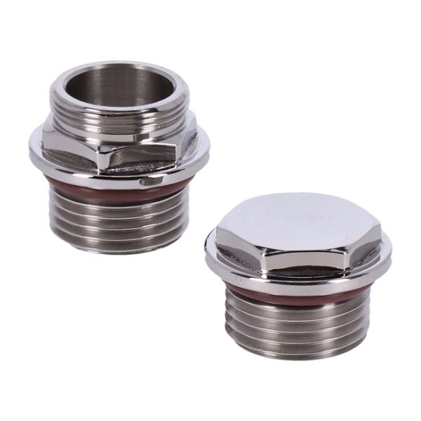 Pingel, gas tank EFI to carb adapter & plug kit. Polished