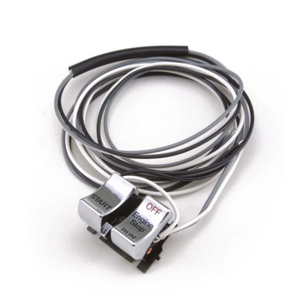 Run/off/start, handlebar switch set. Chrome