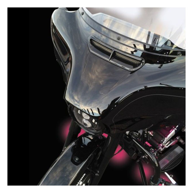 Custom Dynamics, Fairing Vent Cover - Black