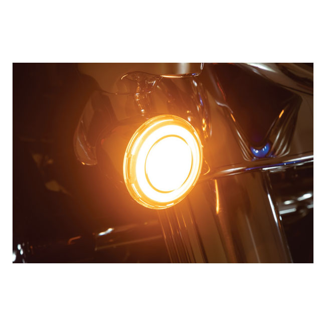 Kuryakyn, Tracer LED front turn signal insert set smoke lens