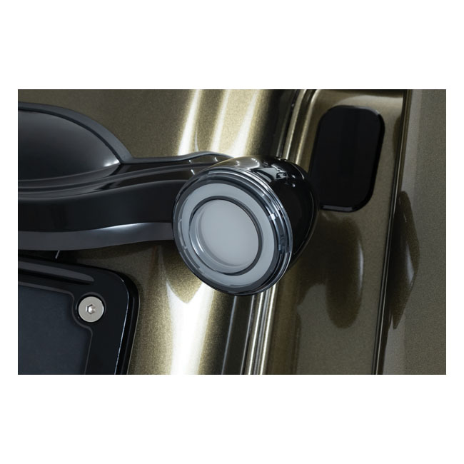 Kuryakyn, Rear tracer LED turn signal insert set. smoke lens